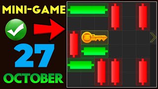 Hamster kombat mini Game 27th October puzzle game  Puzzle game Solved  Hamster kombat  Today Mini [upl. by Ilona25]