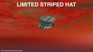 ROBLOX Striped Perfection goes LIMITED [upl. by Gunar]