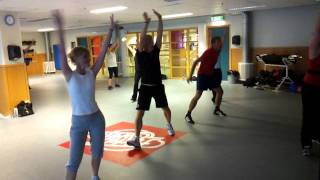 Aerobic Dans at Friskis amp Svettis Helsingborg [upl. by Barnie]