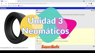 Neumáticos Electude Unidad 3 Tecnología de los sistemas automotrices [upl. by Llevra]