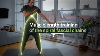 7 MIN mobility exercises for the spiral fascia chains  Muscle length training  BLACKROLL® [upl. by Terrill]