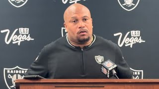 ANTONIO PIERCE AFTER RAIDERS BEAT RAVENS IN BALTIMORE quotWE STILL GOT WORK TO DOquot AFTER BIG UPSET [upl. by Emee936]