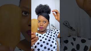 Simple no gel hairstyle naturalhair hairstyles hairstyletutorial 4chair naturalhairstyles hair [upl. by Lubbock]