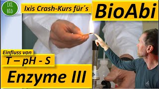 Enzyme 3 Anwendungsaufgaben Beeinflussung dEnzymaktivität Temp pHWert SubstratkonzBegründen [upl. by Marianne]