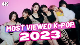 TOP 100 MOST VIEWED KPOP SONGS OF 2023 OCTOBER  WEEK 2 [upl. by Wolfie]