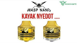 WASP NANO RDA  VAPE REVIEW INDONESIA [upl. by Donnell]