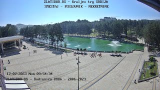 ZlatiborRS Live Stream kamera 17072023  Kraljev trg jezero Zlatibor [upl. by Angadreme]