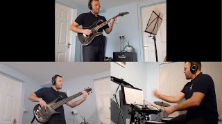 Guitar Drums and Bass performance of Indecisive  Rockschool Grade 3 Piece [upl. by Anyak556]