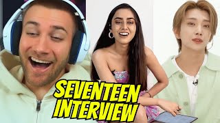 BEST INTERVIEW KPop SEVENTEEN ft Sakshma Srivastav  REACTION [upl. by Kari]