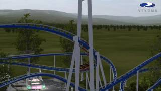 Vekoma Mega Coaster  EnergyLandia 2017  2018 [upl. by Akemot]