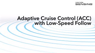 Pilot with Honda Sensing® – Adaptive Cruise Control with LowSpeed Follow [upl. by Ahseiyn]