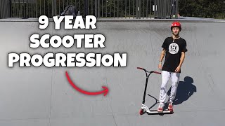 MY 9 YEAR SCOOTER PROGRESSION [upl. by Ammadis]