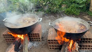 FESTA NA ROÇA DIA DE MUITA CARNE NA LATA SÓ FARTURA [upl. by Eedak]