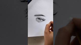 Realistic eye art shorts ytshorts [upl. by Lirpa]