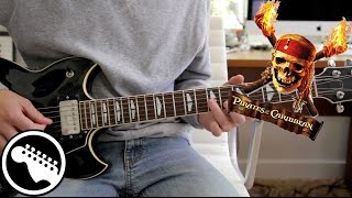 How to Play Pirates Of The Caribbean Theme Song on GUITAR [upl. by Glenna34]