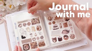 relaxing ASMR READING JOURNAL with me ☕ [upl. by Atekin]