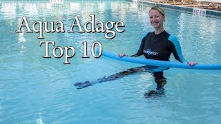 Aqua Adage  10 barre amp Adage exercises with a noodle [upl. by Komsa875]