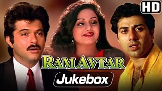 All Songs of Ram Avtar  Sunny Deol Sri Devi Anil Kapoor  LAXMIKANT PYARELAL [upl. by Johanna]