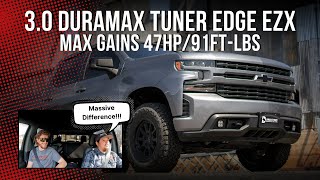 30 Duramax Performance Upgrades  Edge EZX Tuner [upl. by Eetsirk]