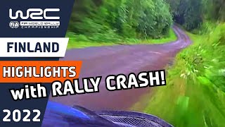 Day 3 Morning Highlights  WRC Secto Rally Finland 2022 [upl. by Enitsud]