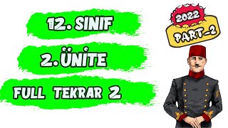 12 SINIF İNKILAP TARİHİ 2 ÜNİTE FULL TEKRAR 2 Milli Mücadele TYT AYT [upl. by Ravahs]