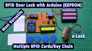 Securing Your Home with Arduino RFID Door Lock with Multiple Cards amp EEPROM Memory [upl. by Osbert]