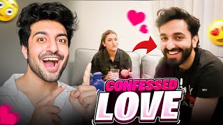 FINALLY SHE CONFESSED HER LOVE 😍❤️ Prank on Him 😝 [upl. by Aikahs]