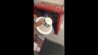 Inspecting Duct fire Alarm Detector shorts [upl. by Luthanen]