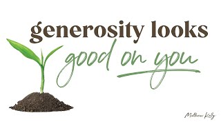 Generosity Looks Good on You  Matthew Kelly  The Generosity Habit  Best Lent Ever [upl. by Mungovan621]