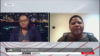 Rail Reform  Transnet in the process of teaming up with private sector Bessie Mabunda [upl. by Nonnaehr337]