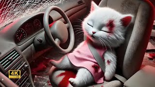 🔥Kitten Chases Plane  A WakeUp Call 🔥cat ai catlover catvideos cutecat aicat [upl. by Airahs]