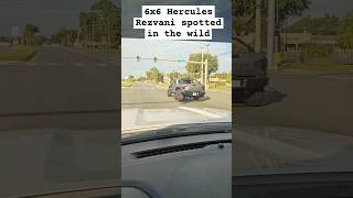 6x6 Hercules Rezvani Military spotted in small town Florida rezvani tank exotic [upl. by Acinorehs]