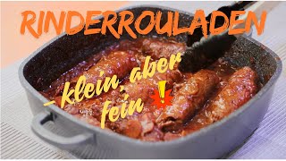 Kleine Rinderrouladen nach Omas Rezept Small Beef Roulades – Traditional Grandma’s Recipe [upl. by Jara396]