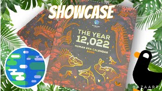 The Limited Edition Dinosaur Calendar Kurzgesagt 2022 calendar showcase 🗓 🦖 [upl. by Yssirc984]