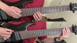 Rings of Saturn  Senseless Massacre Dual Guitar Cover [upl. by Yesima]