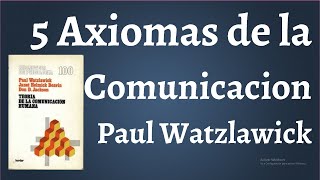 Paul Watzlawick Los 5 Axiomas de la Comunicación [upl. by Seldon]