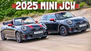 2025 Mini JCW Hardtop and Convertible Debut With New Style Power and Tech [upl. by Piane]