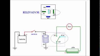 Como Funciona El relevador o Relay Para Instalacion de Accesorios en el automovil [upl. by Chamberlain933]