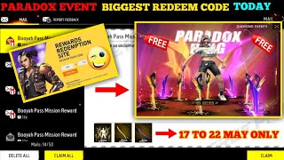 FREE FIRE REDEEM CODE TODAY 18 MAY REDEEM CODE FREE FIRE  FF REDEEM CODE TODAY 18 MAY [upl. by Llirred387]