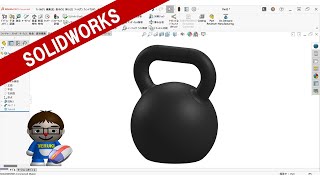 SOLIDWORKSCSWA練習問題SectionHProblem3 [upl. by Eedyaj874]