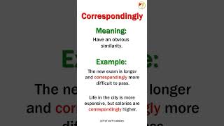 Linking Words Correspondingly [upl. by Kaia]