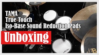 【Unboxing】TAMA Drums True Touch amp Iso Base Reduction Pads tamadrums [upl. by Oidacra]