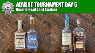 2020 Advent Day 5  Pikesville Rye vs Dickel 2020 BiB amp Old Forester 1910 vs Elijah Craig Store Pick [upl. by Ekalb921]