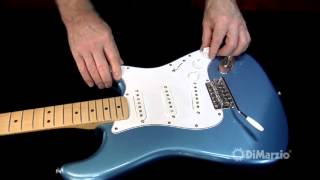 How to Install the New DiMarzio Solderless Strat Pickguard  Sound Service TV [upl. by Darwin]