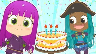 🌟 CUMPLEAÑOS FELIZ 🌟 Los Descendientes  Canciones infantiles en español [upl. by Lalage]