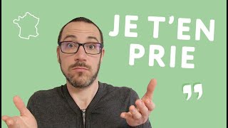 Les 3 sens de quotJe ten priequot en français [upl. by Yerggoeg]