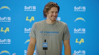 Justin Herbert On SNF vs Bengals  LA Chargers [upl. by Arinay16]