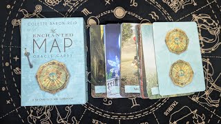 The Enchanted Map Oracle 54 cards review Colette Baron Reid🧿 Flip through tarotwithsrk [upl. by Olegnaed]