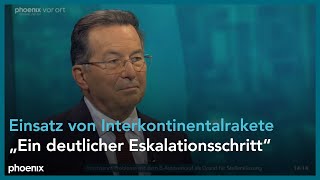 Ralph Thiele zu der drohenden Eskalation im RusslandUkraineKrieg am 211124 [upl. by Ellessig]