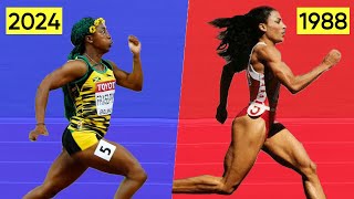 Which Female Sprinter has the Best Technique Ever [upl. by Iinden]